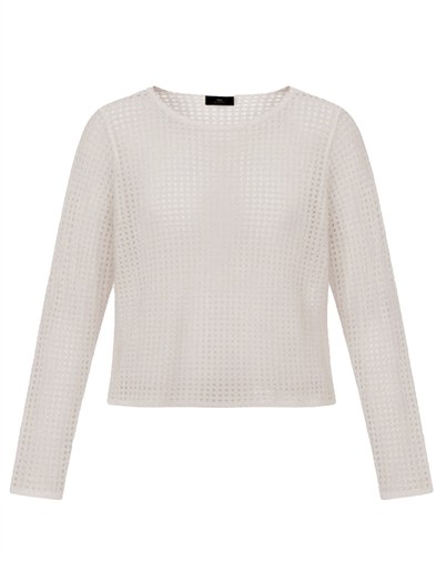 With Black - WBPisa Pullover - Foam White